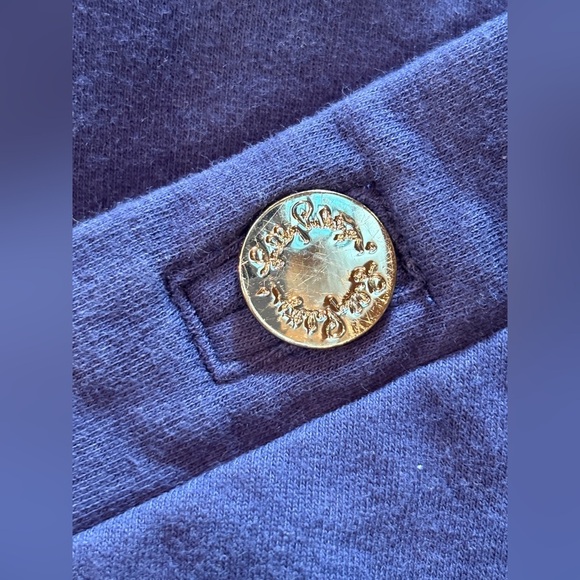 Lilly Pulitzer Madison Skort Size Large Navy Blue With Gold Accent Buttons - Picture 8 of 14